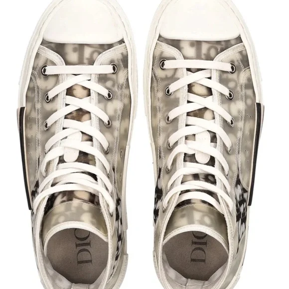 ❤️CHRISTIAN DIOR Size 42EU/10US B23 High Dior Oblique High Top Sneakers - Picture 6 of 11